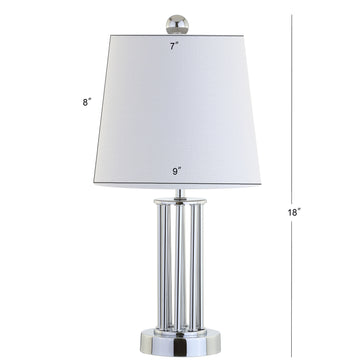 Lillian 18" Metal Mini LED Table Lamp - JONATHAN Y